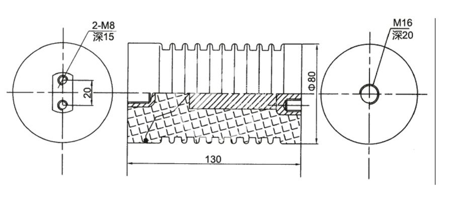 085_帶電顯示絕緣子 CGQ7-10_2_第26頁(yè)_XGN68-12型高壓真空開關(guān)柜配套件.jpg